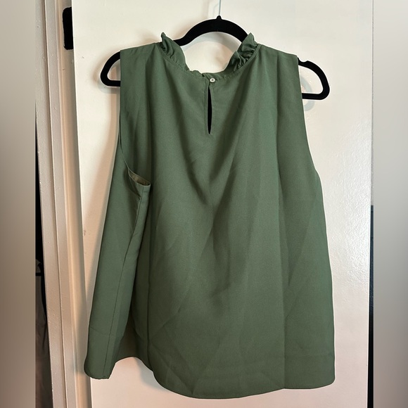 JCrew Ruffle Neck Blouse - Picture 3 of 3